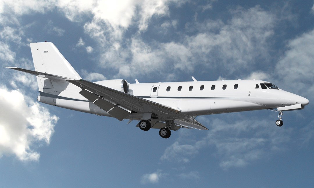 Cessna Citation 680 in the Air