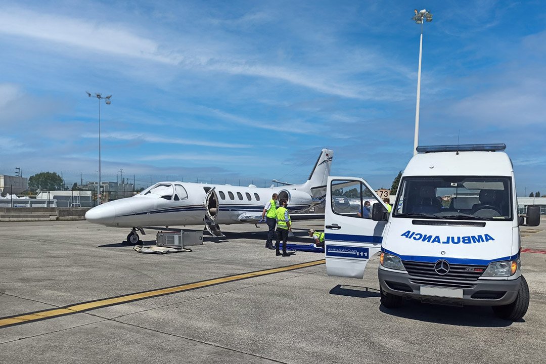 transporte aereo de pacientes desde el extranjero