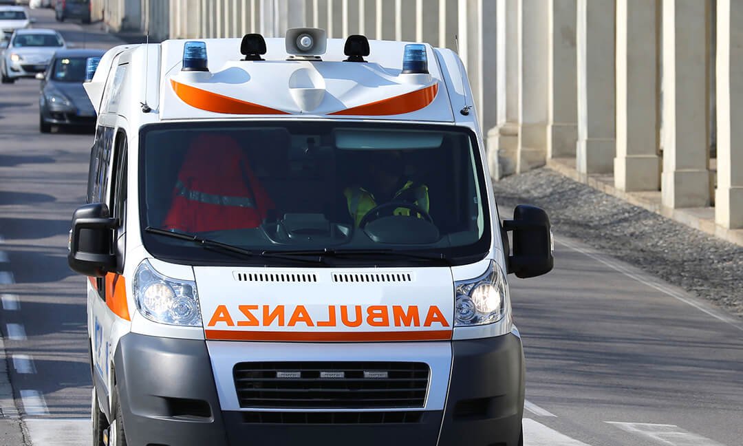 Être transporté en ambulance en Italie