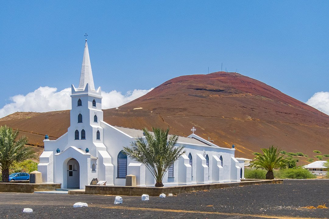 Ascension Island - Kirche in Georgetown