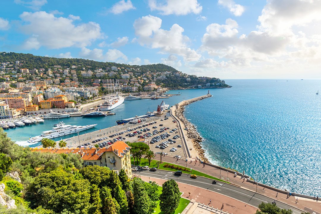 En jet privé pour Nice-Côte d'Azur