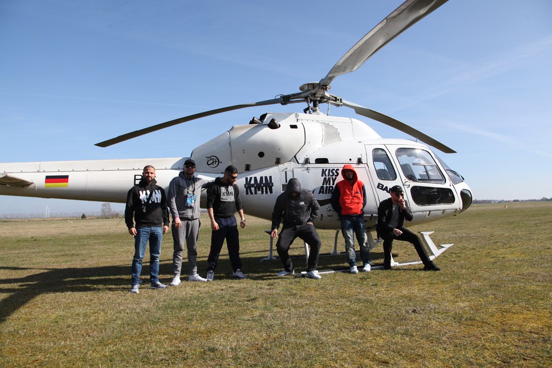 Helikopter Charter für KMN-Gang und Nike am Air Max Day