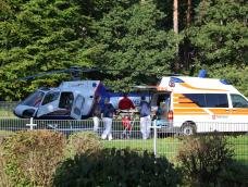 Helikopter-Ambulanzflug von Bonn zum Bodensee