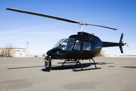 Film-Helikopter für „Tatortreiniger“