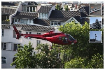Transporthelikopter in der Berliner Innenstadt