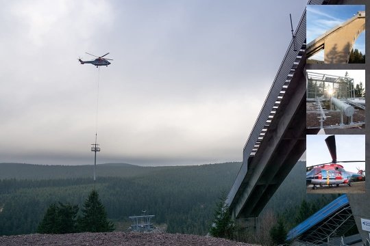 New floodlight for the ski jump in Oberhof