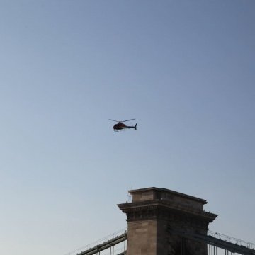 Cineflex-Hubschrauber in Budapest