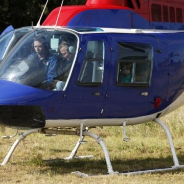 Hubschrauber Rundflugevent zum Firmenjubiläum