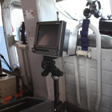 Offshore Flug mit CinOffshore Flug mit Cineflex Kamerasystemeflex Kamerasystem