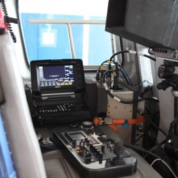 Offshore Flug mit Cineflex Kamerasystem