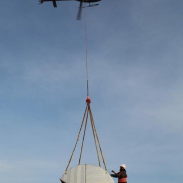 installation klimageraete helikopter