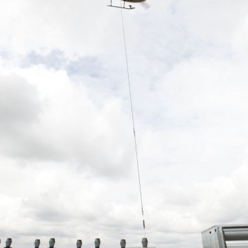 Lastenhelikopter-Einsatz in Chemnitz