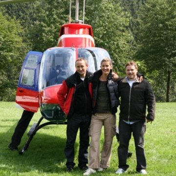 Hubschrauberrundflug zur Begleitung eines Outdoortrainings