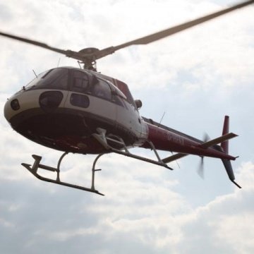 Hubschrauber Presserundflug